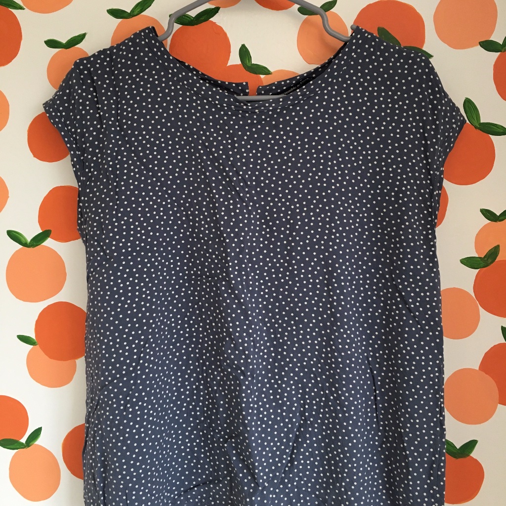 Button-Back Blouse